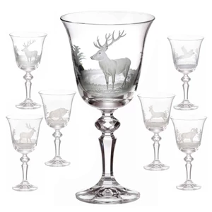 Vadász ajándék, borospohár készlet