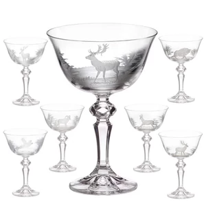 Vadász ajándék, pezsgős pohár készlet Vadász ajándék, pezsgős pohár készlet