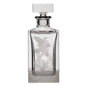 Kristály whiskys üveg, szalonkavadászat