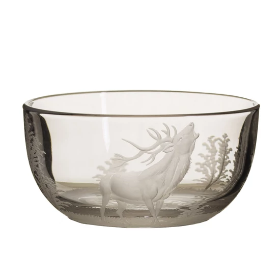 Vadász ajándék, tálka szarvassal