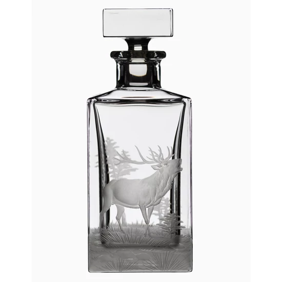 Whisky palack szarvassal