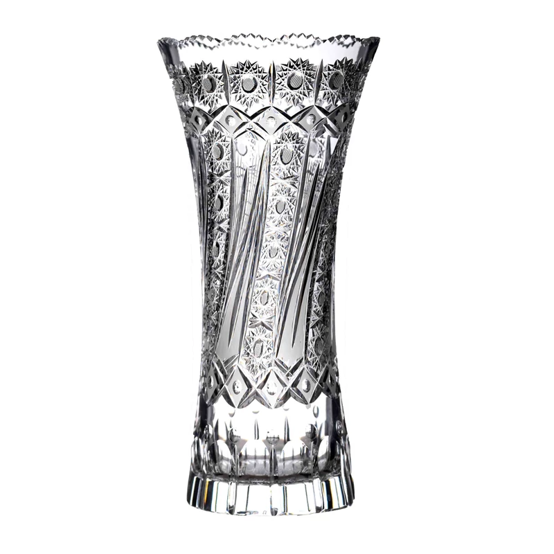 Kristály váza, 30 cm