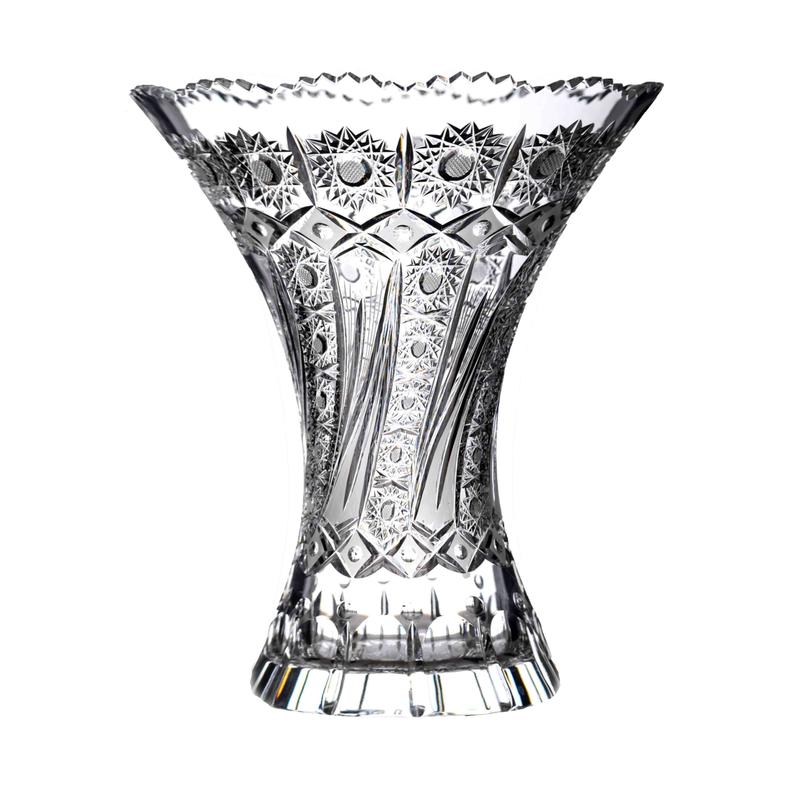 Kristály váza, 32 cm