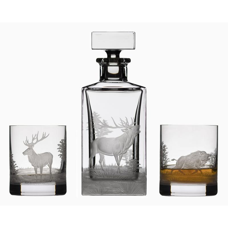 Whisky palack 2 pohárral - készlet