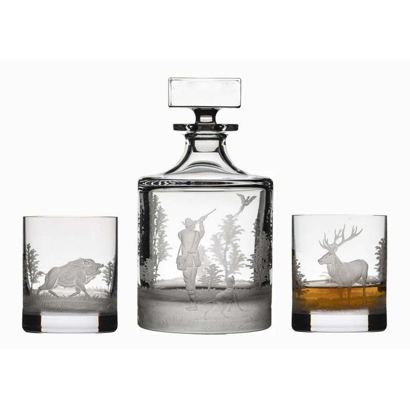 Whisky palack 2 pohárral - készlet